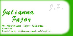 julianna pajor business card